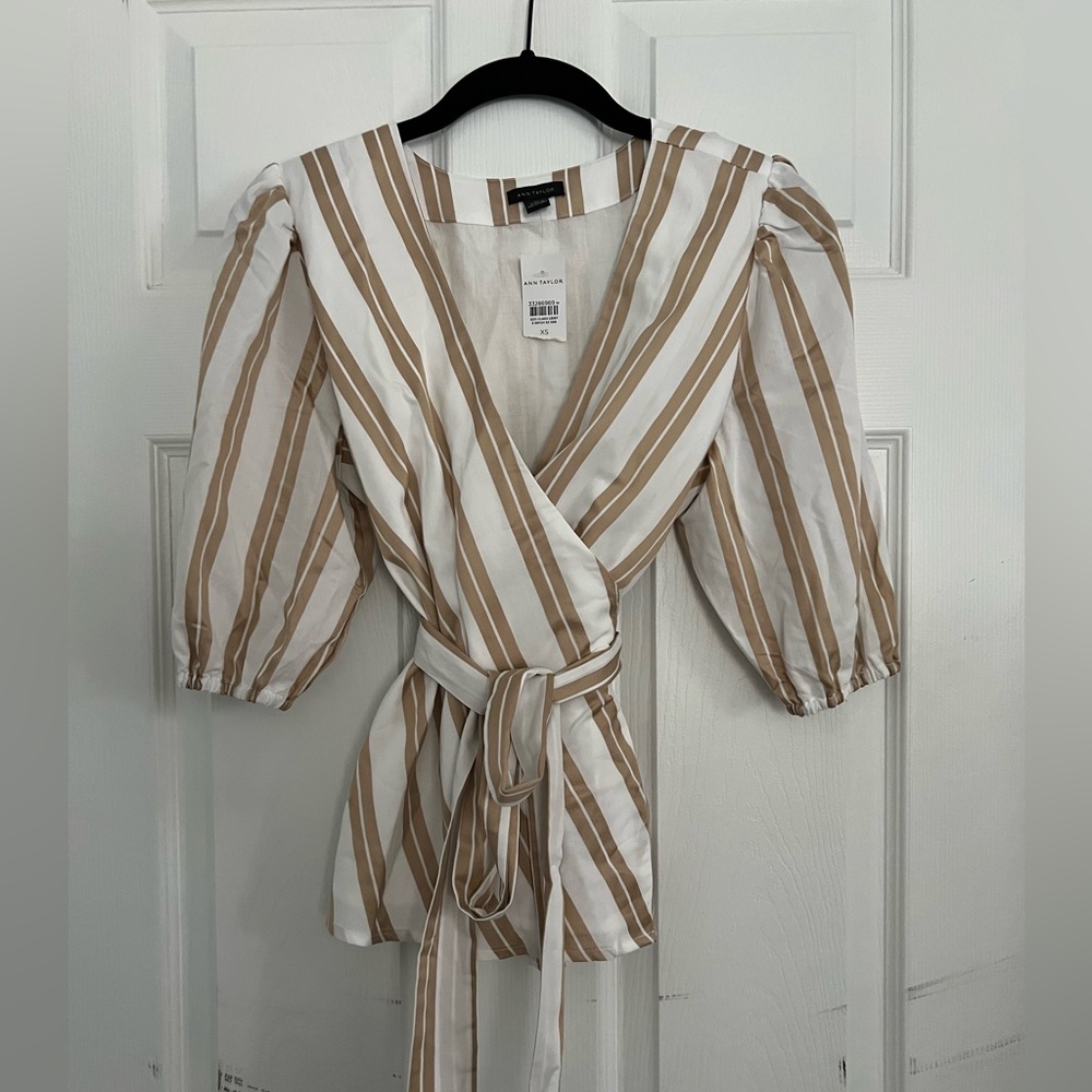 Ann Taylor Lightweight Wrap Top